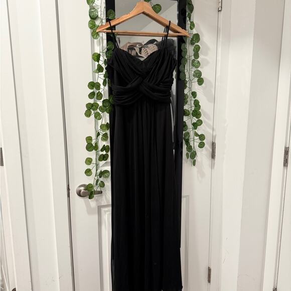 Long Porm Black Dress - Picture 2 of 4